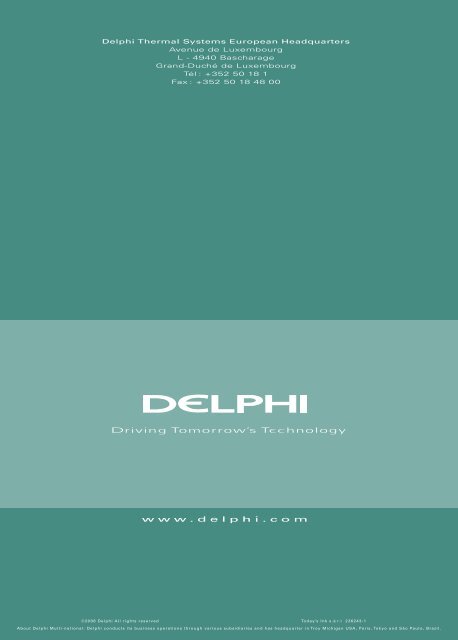 Air Conditioning Compressors - Delphi