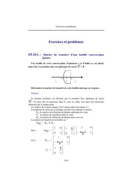 Optique Géométrique - UVT e-doc - Université Virtuelle de Tunis