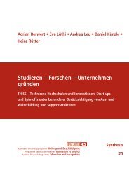 Studieren – Forschen – Unternehmen - gründen - ETH Zürich