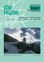 die Hütte - Deutscher Alpenverein Sektion Hildesheim