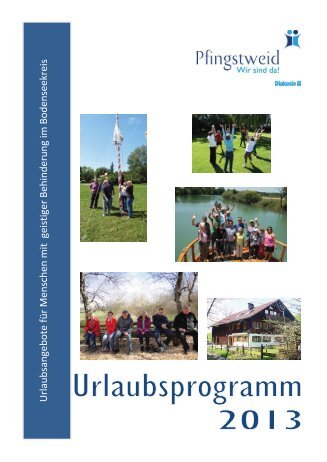 Urlaubsprogramm 2013 - Pfingstweid