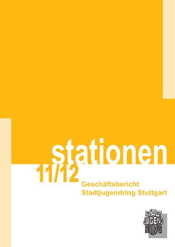 kostenlos als PDF-Datei heruntergeladen - Stadtjugendring Stuttgart ...