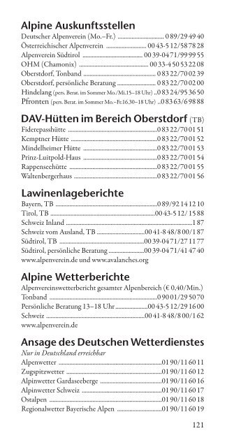 Alpiner Terminkalender 2013 - Deutscher Alpenverein Sektion ...