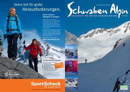 Ausgabe 1 2011 Dav Sektion Schwaben