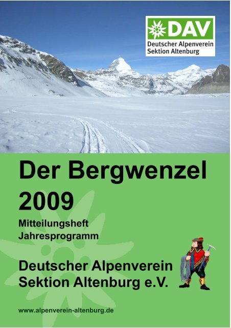 Der Bergwenzel 2009 - Deutscher Alpenverein Sektion Altenburg