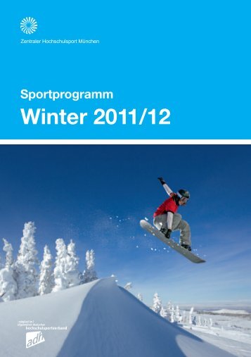 Sportprogramm München Winter 2011/12 - ZHS