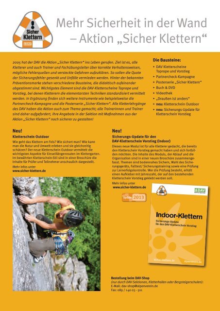 Ausbildungsprogramm 2013.pdf - DAV Sektion Heilbronn