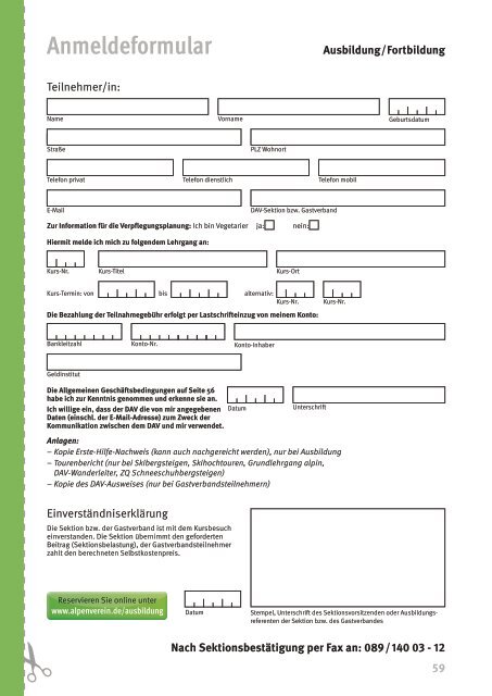 Ausbildungsprogramm 2013.pdf - DAV Sektion Heilbronn