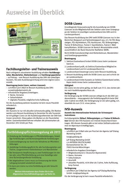 Ausbildungsprogramm 2013.pdf - DAV Sektion Heilbronn