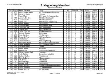 2. Magdeburg-Marathon - Triathlet Steve Hellmann