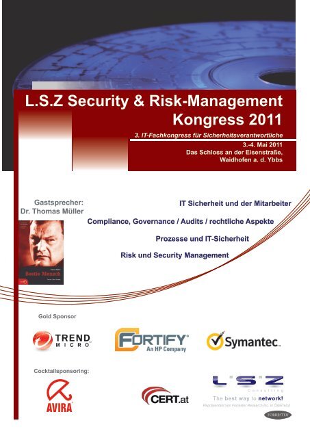 L.S.Z Security & Risk-Management Kongress 2011 - LSZ Consulting