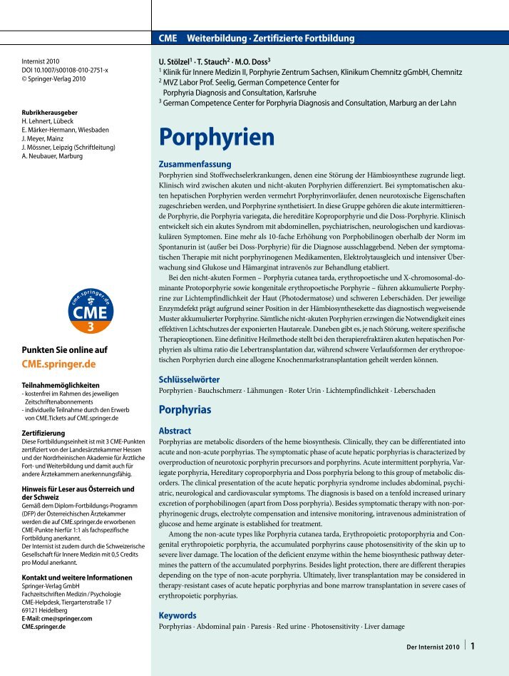 Porphyrie Magazine