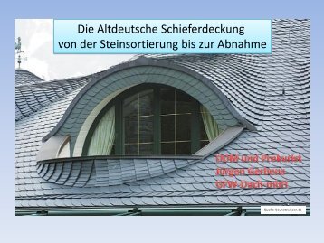 Die Altdeutsche Schieferdeckung von der ... - GFW Dach