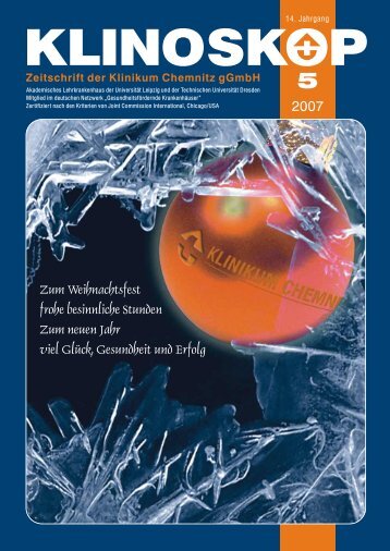 Klinoskop Nr. 5/2007 ( 2.7 MB im PDF - Klinikum Chemnitz