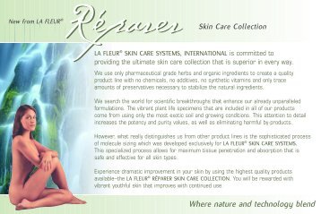 Skin Care Collection Where nature and technology blend