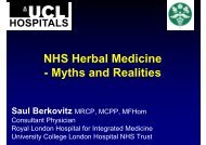 NHS Herbal Medicine - Myths and Realities - University Of Lincoln ...