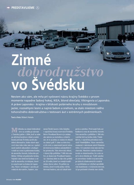 Stiahnuť si Hviezdy ciest 4/2007 [PDF] - Mercedes-Benz Slovakia s.r.o.