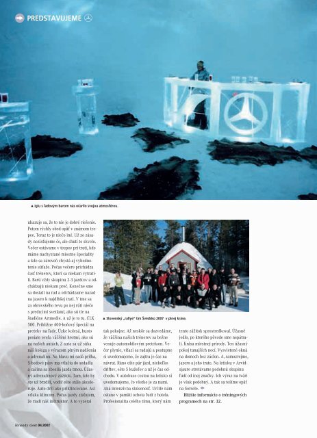 Stiahnuť si Hviezdy ciest 4/2007 [PDF] - Mercedes-Benz Slovakia s.r.o.