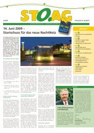 14. Juni 2009 – Startschuss für das neue NachtNetz - STOAG