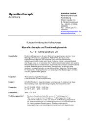 Kursbeschreibung zum Download - Myoreflextherapie