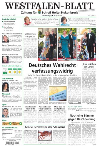 Schloß Holte-Stukenbrock - Westfalen-Blatt : eZeitung - Ihre ...