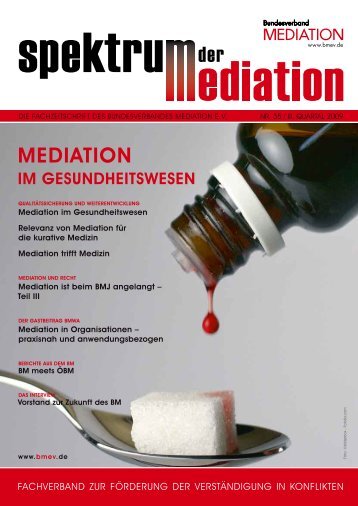 Spektrum der Mediation 35 - Bundesverband Mediation eV