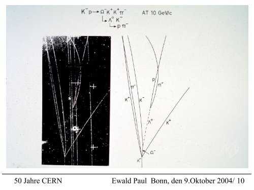 Zurück zum Urknall 50 Jahre CERN und 50 Jahre Teilchenphysik in ...