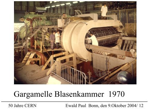 Zurück zum Urknall 50 Jahre CERN und 50 Jahre Teilchenphysik in ...