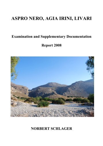 RESEARCH REPORT FOR 2008, cont.