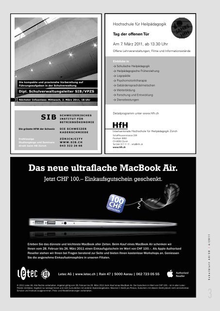Das neue ultraflache MacBook Air. - beim LSO
