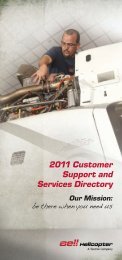 2011 Customer Support and Services Directory Our ... - Bell Helicopter