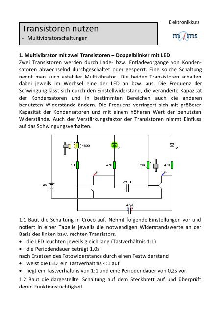Transistoren nutzen (3)
