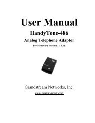 User Manual HandyTone-486 Analog Telephone Adaptor For ...