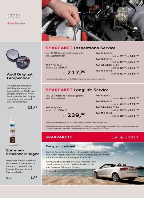 Audi Original Notfallset