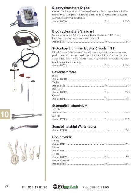 Katalog 2009-2010.indd - Primed AB