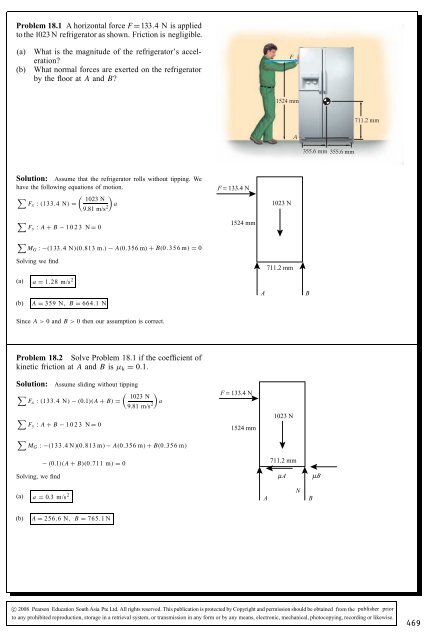 Problem 18 1 A Horizontal Force F To The 1023 N Aerostudents