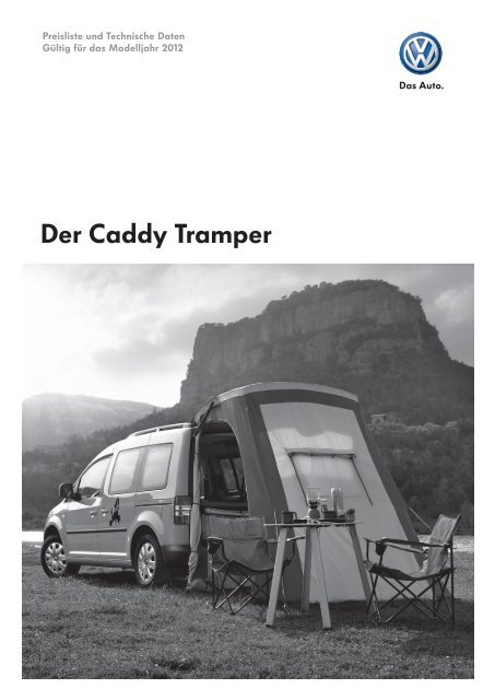 VW Caddy Tramper (2008) Original Heckzelt und Campingbett in Baden