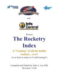 Rocketry Index 12-08.pdf - The Rocketry Forum