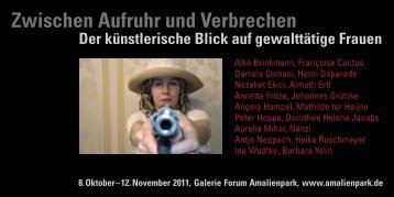 Zwischen Aufruhr und Verbrechen - Förderband - Kulturinitiative Berlin