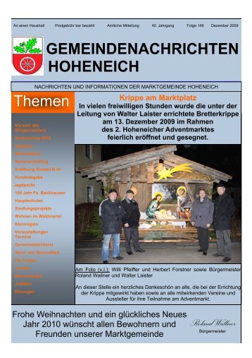 Zeitungsvorlage 4. Ausgabe 09.pub - Marktgemeinde Hoheneich