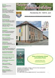 Rundschau Nr. 1/2012- Juni - Marktgemeinde Amaliendorf