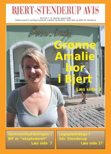 Grønne Amalie bor i Bjert - Bjert Stenderup Net-Avis