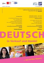 DEUTSCH in Verkauf und Handel - Mentor