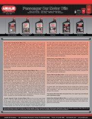 Amalie Elixir Full-Synthetic Motor Oils are the 21st ... - Braillard