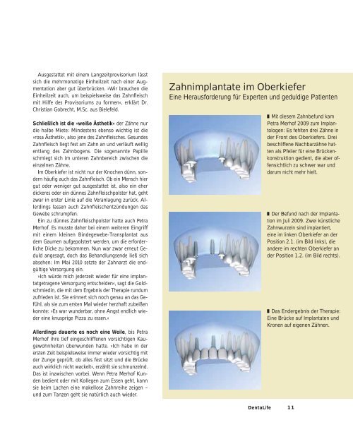 01-11 Impressum - Zahnarztpraxis Carl