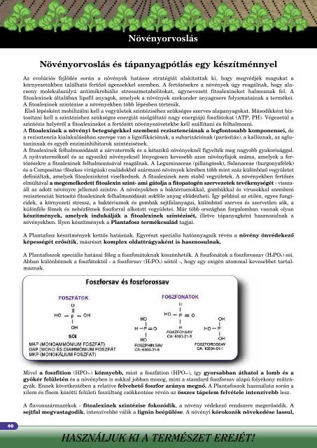 és növényorvoslás 2012
