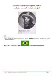 Garibaldi in Sudamerica (1835-1848): simboli, uomini, luoghi
