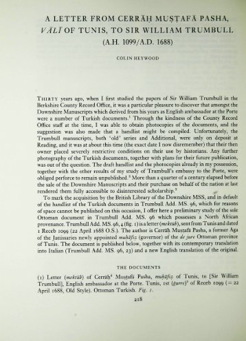 A letter from Cerrah Mustafa Pasha, Vali of - British Library