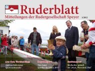 Mitteilungen der Rudergesellschaft Speyer 1/2012