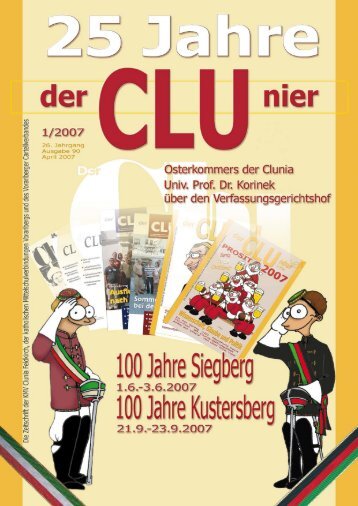 100 Jahre jung! - KMV Clunia Feldkirch